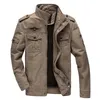 Casual Army Wojska kurtka Mężczyźni plus rozmiar M 6xl Jaqueta Masculina Air Force One Spring Autumn Cargo Męskie kurtki 220715