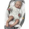 20 "Reborn Dolls Newborn Baby Sleeping Little Bebe lindo para niños Regalos Boneca Renascida Brinquedo para Crianças Menina AA220325