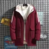 Men's Down Men's & Parkas -20 Degrees Winter Men Parka Casual Jacket Outwear Waterproof Thicken Warm Hooded Plus Velvet Coat 5XL 7XL