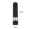 Electric Pepper Grinder Salt Spice Containers With LED Lights Easy Clean Home Kitchen Cooking BBQ Tools 220527