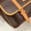 Почтальонные сумки дизайнеры мужчины Fashioin Message Bag Vintage Dimbags кожаная сумочка женщина кроссбалообразное кошелек школьное кошелек старый цветок