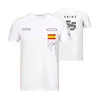 Męskie koszulki 2021 F1 Oficjalna strona internetowa McLaren Shirt Summer Casual T-Shirt Racing Racing Mężczyzna Rider Downhill 3d Top 7yl0