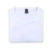Sublimation Weiß T-Shirt Kleidung Verschiedene Größe Kundenspezifische DIY Wärmeübertragung B1