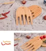 竹サラダの爪のツールシュレッダーハンドリング彫刻の食品サラダシャベルフォークのためのサーバーに優しい品質GCB15057