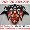 FAIRINGS KIT FÖR YAMAHA FZ6N FZ6 FZ 6R 6N 6 R N 600 09-15 BODYWORK 31NO.44 FZ-6R FZ600 FZ6R 09 10 11 12 13 14 15 FZ-6N 2009 2010 2012 2012 2013 2014 2015 Body Golden Black