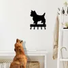Yorkshire Terrier (Trim) Yorkie Dog - key Rack -6 inch/9 inch wide metal art