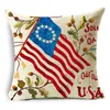 Dia da Independência Almofada Decorativa Pillows Bandôs Pentágono Bandeira Bandeira Coscada Proador