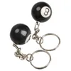 16pcsLot Wholes Pool Billiard Keychain Snooker Ball Key Chain Mini Billiards Key ring ship 32mm6638401