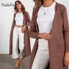 Nadafair Canotta da donna verde a costine lavorata a maglia verde Canotta estiva casual di base attillata senza maniche bianca con spalle scoperte Y2K Top corto da donna sexy 220607