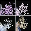 Tırnak Sanat Dekorasyonları 100 PCS Gül Takıları 6mm Mini Çiçek 3D Reçine Tırnaklar Takı Cabochon Tiny Düz Gemiye Güllü Çiçeği Malzemelerizf9Nailnail