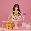 Куклы 31см BJD Кукла Фрукты Летняя серия 6 очков Принцесса модный костюм 23 суставы подвижные 3D Eyes Girl Grand Play House Gift Toy 220826