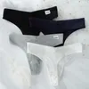 3 Pcs Lots Underwear Women Lingerie Feminina Panties Solid Color Breathable T back Female Sexy Comfortable V Waist G String 220511