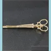 Pinki do włosów Akcesoria Produkty Produkty fajne proste biżuterię na głowę złote nożyczki nożyczki klips do tiara barrettes hurtowa dostawa 20