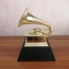 Obiekty dekoracyjne figurki 2021 Trofeum muzyczne pamiątki Nagroda Statua Grawerowanie 11 skali METAL Nowoczesne Golden C327U