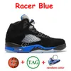 Aqua 5s Black Metallic 5 Basketball Shoes Fird Red Racer Blue Raging Bull UNC Hare 6s Black Cat المغسول