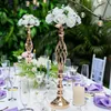 Wrought iron vase candlestick shelf Wedding decoration road leading table centerpiece party event candlestick