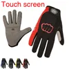 1 Pair Autumn Winter Full Finger touch screen Cycling Gloves Sport Bicycle Gym Fitness MTB Bike