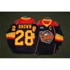 SJ98 Erie Otters 28 Connor Brown 74 Danefo 97 Connor McDavid Mens Womens Youth 100% broderi Cusotm Ett namn något nummer Hockey Jersey