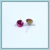 Stud Earrings Jewelry Plastic Rod Crystal For Women Girl Men Party Fashion Wholesale 0318Wh Drop Delivery 2021 6Om38