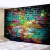 Tapestry 3D Wall Eesthetic Vintage Brick Tapestry Boho Decor Bedroom Home Decor