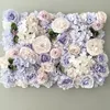 실크 장미 꽃 3D 배경 벽 웨딩 장식 인공 꽃 벽 패널 가정 장식 배경 베이비 샤워