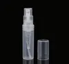 2/3/4/5ml Mini Refillable Bottle Empty Clear Plastic Fine Mist Spray Containers for Cleaner Alcohol