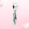 Real 925 Silver Charm Tinker Bell Pingente Fairy Castle Fit Pandora for Women Jewelry Gift