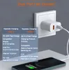 Portabel 20W Double USB C Fast Charger PD Leveransladdningsväggkontakt för Apple iPhone 13 12