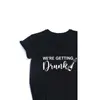 Bachelorette chemises équipe hauts mariée demoiselle d'honneur correspondant T-shirts fête de mariée Evjf pour les cadeaux de douche