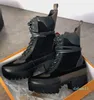 2022 GENUINO CHAURO MULHERES BOOTIES BOOTIES BERDIDAS Plataforma bordada Martin Boots Boots Chunky Heel Star Trail Boot Boot Inverno Bota