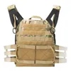 Tactical Molle Vest Outdoor Sports Airsoft Gear Molle Pouch Bag Carrier Camouflage Combat Assault Body Protector Chest Rig NO06-042