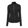 여자 요가웨어 재킷 후드 땀 셔츠 티 여성 디자이너 스포츠 재킷 코트 양면 샌딩 피트니스 후드 긴 소매 옷 크기 xs-xxl