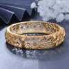 Bangle Wando 1 stks/partij Goud Kleur Armbanden Voor Vrouwen/Meisje Midden-oosten Sieraden Klassieke Gebogen Golven Koper Armbanden geschenken Raym22