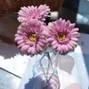 Dekorativa blommor kransar cm konstgjord filigran gerbera diy blommor korg bukett hem trädgård dekoration bröllop julfestival del