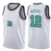 12 Ja Morant Dalla Maverick Luka Doncic Jersey Basketbol 77 2022 Memphises City Mark Grizzlie hayranları gömlek yeşil beyaz