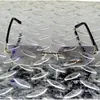 Óculos de sol com corte de diamante Óculos de leitura feminino masculino alta qualidade ultraleve sem aro comercial antifadiga azul 0,75 1 1,25 1,5 a 4 Óculos de sol
