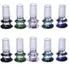 14mm 18 mm male thick color Smoking Bowl nail dry herb holder for water glass bongs pipes hookah