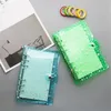 Notepads Glitter Stern Lose Leaf Notebook Cover A5/A6 6 Ringe transparente Datei Ordner Bindemittel Ring Kawaii Stationery School Office SupplyNote