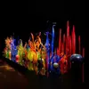 Lampadaire Design Herbe Coloré Soufflé À La Main Artisanat Intérieur Extérieur Art Murano Sculpture en Verre pour Hôtel Maison Jardin Décoration 60 à 70 cm