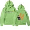 F1 McLaren 팀 레이싱 팬 Mens Hoodies 겨울 포뮬러 원 레이서 Lando Norris Hoodie 팀 남성/여성 Oversized Hoodies Clothing