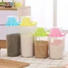 Plastic Cereal Dispenser Storage Box Cozinha Alimentos Recipiente de Arroz