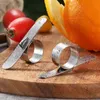 Werkzeug 1 Stücke Orangenschäler Einfach Öffnen Orangenschäler Edelstahl Zitronenschäler Zitrusfrüchte Hautentferner Slicer Peeling Küche CCB15435