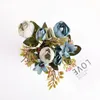 Decorative Flowers & Wreaths Pieces Wedding Decoration Home Decor Artificial Small Rose Head Bouquet Holding Interior Beautification GiftsDe