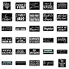 New Sexy 61Pcs Black Bottom Inspirational English Graffiti Sticker Wall Sticker Refrigerator Laptop Suitcase Guitar DIY Classic To7386806