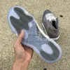 2022 Jumpman 11 Cool Grey Medium White Zapatos al aire libre Patente Fibra de carbono Real Fibra de deporte con CT8012-005