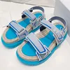 Sandalen Zomer Lage Wig Platte Platform Espadrille Sandaal Hak Open Teen Dikke Bodem Luxe Designer SchoenenSandalen