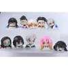 5 pçs / set Kimetsu No Yaiba Figura Tsuyuri Kanawo Kochou Shinobu Rengoku Kyoujurou PVC Demon Slayer Coleção Brinquedos 220409