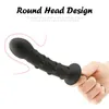 Silicone Anal Plug Pluggable Tail Anus Pull Beads Butt Plug Prostate Massager G-spot Stimulator Dildo for Woman Man Gay Q0508