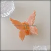 Klemmen haar sieraden yamog Europees vlindermodel voor vrouwen scrunchies paardenstaart wassen klauwclips azijnzuur dh9as