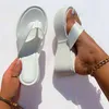 Kvinnors Sandaler 2022 Sommar Wedge Tofflor Skor Flip Flops Kvinna Dam Lady Casual Slides Ytmtloy Inomhus Zapatillas Mujer Y220412